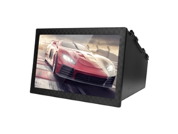 Lupa De Pantalla Móvil Ultra Hd Con Soporte Universal Para Videos Y Juegos F13 Negro