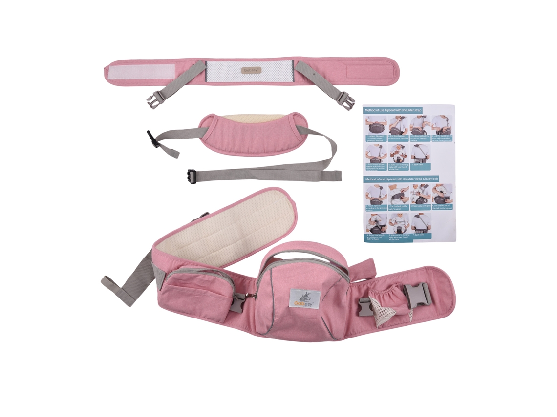 Portabebés con trona para bebé y niño pequeño