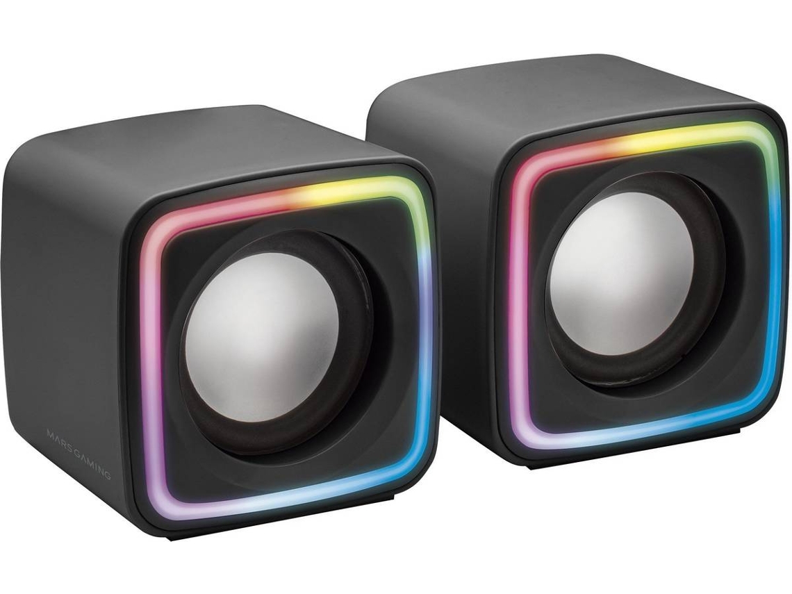 Altavoces Gaming MARS GAMING MSCUBE Negro (8 W)