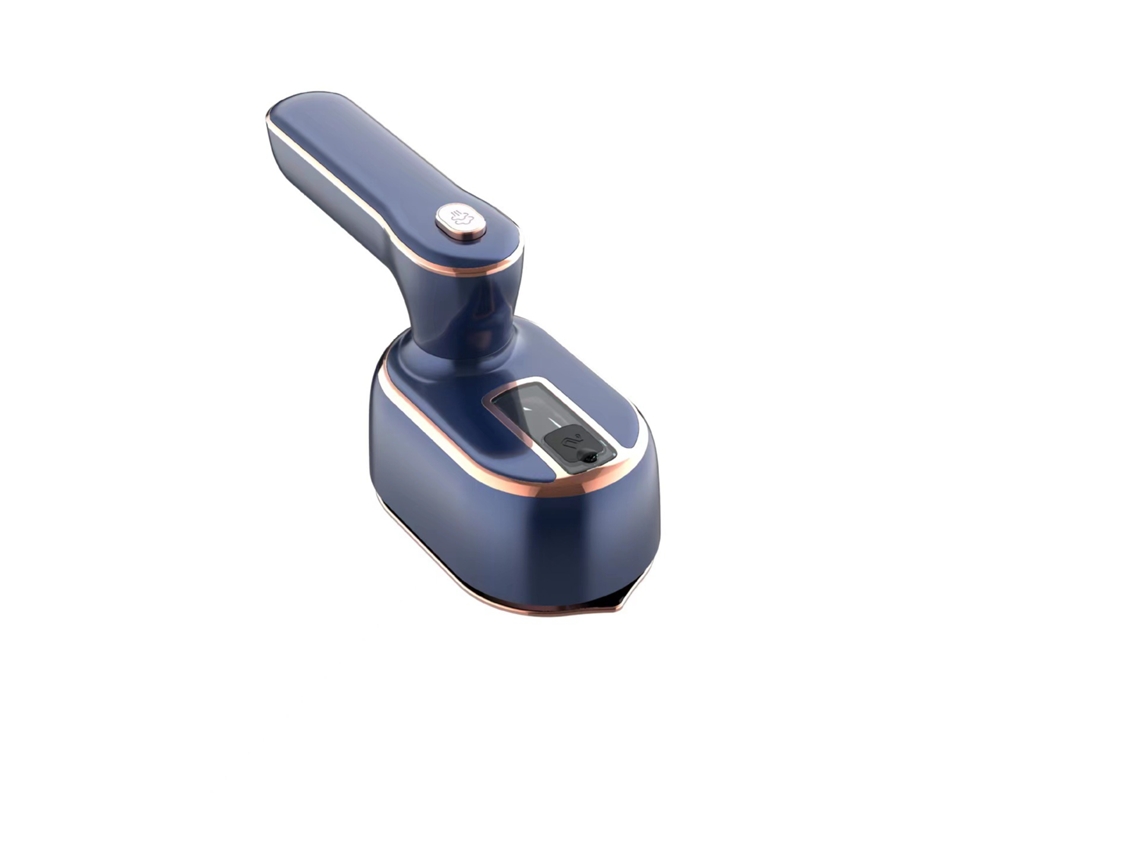 Vaporizador de ropa portátil azul, plancha rotativa de doble uso para ropa seca y húmeda. Sfushos
