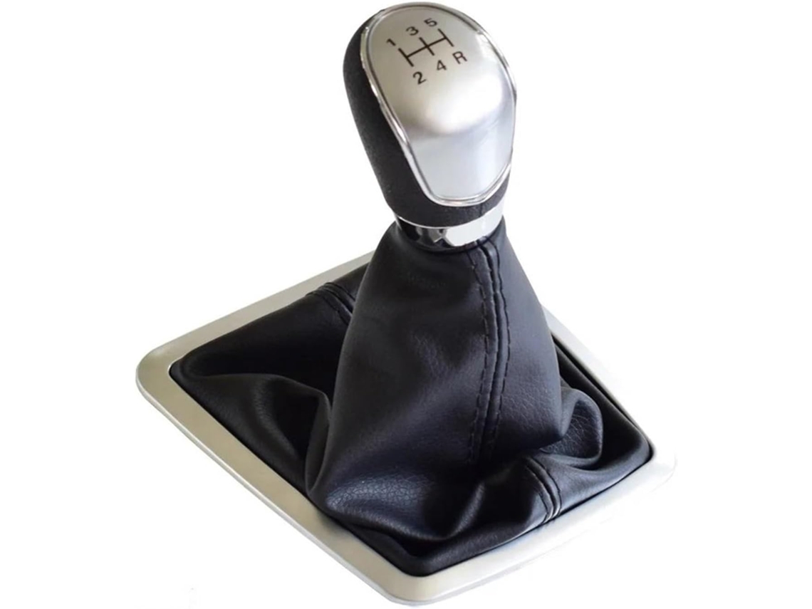 Pomo De Palanca Cambios Para Automóviles, Negro Y Plateado, 5 Velocidades, 6 Manual, Ford Focus 2 Mk2 Fl