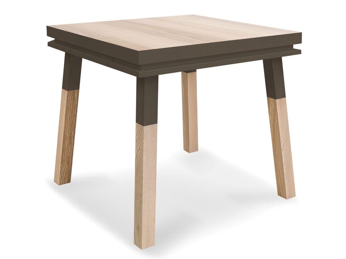 Escritorio Cadruado de Madera Maciza Con 1 Cajón 100 cm