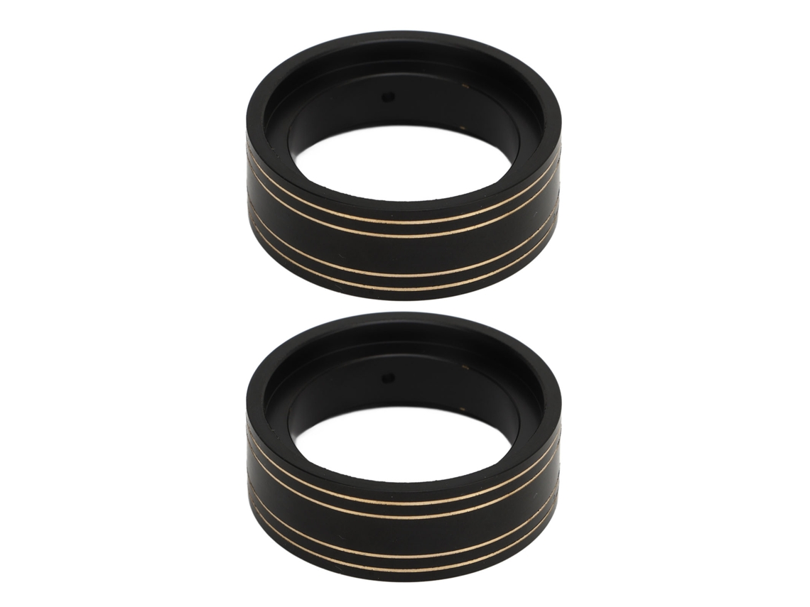 2 Anillos De Sujeción De Latón Para Ruedas Interiores De 1,3 Pulgadas Para Coches Rc, Contrapeso Para Coches Rc A Escala 1/18, Color Negro.