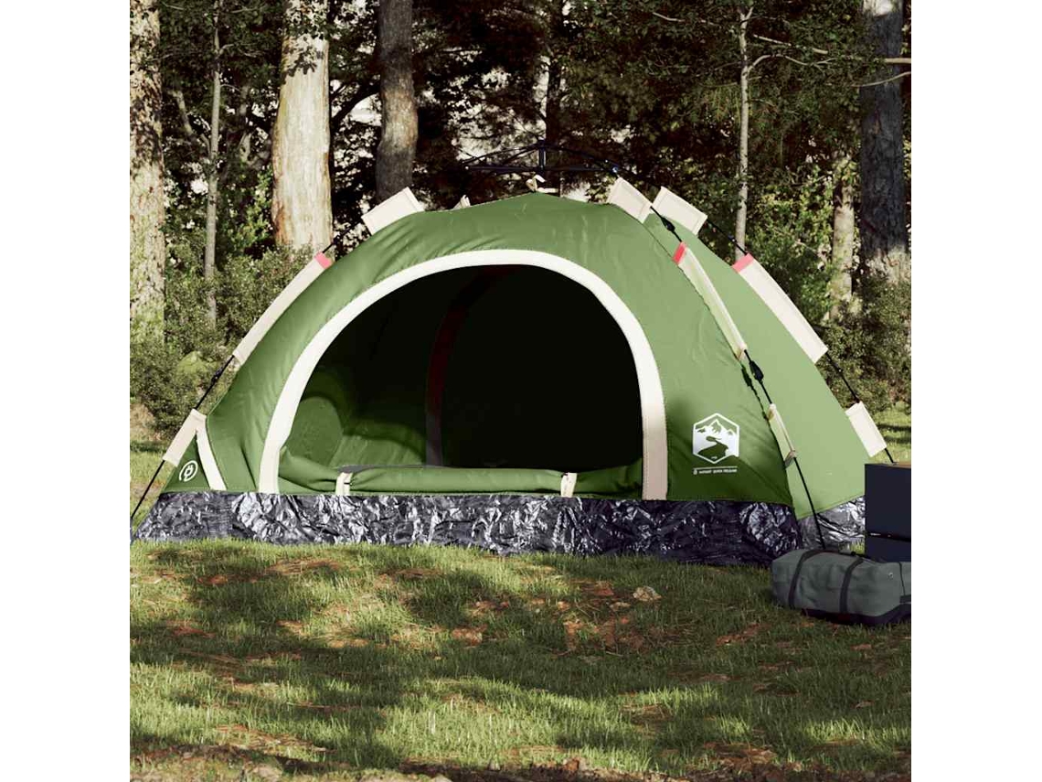 Tienda De Campaña 4 Personas Apertura Rápida Verde