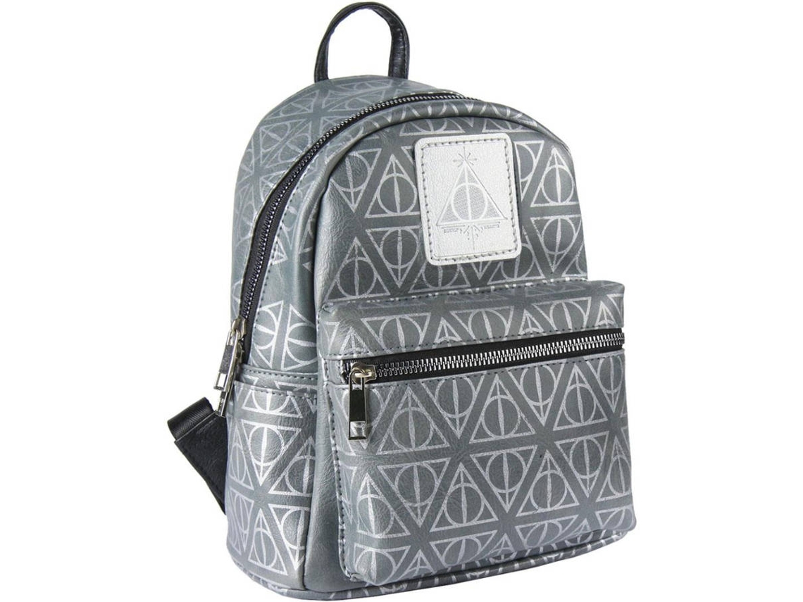 Mochila HARRY POTTER (Gris - Poliuretano - 22x22x11 cm)