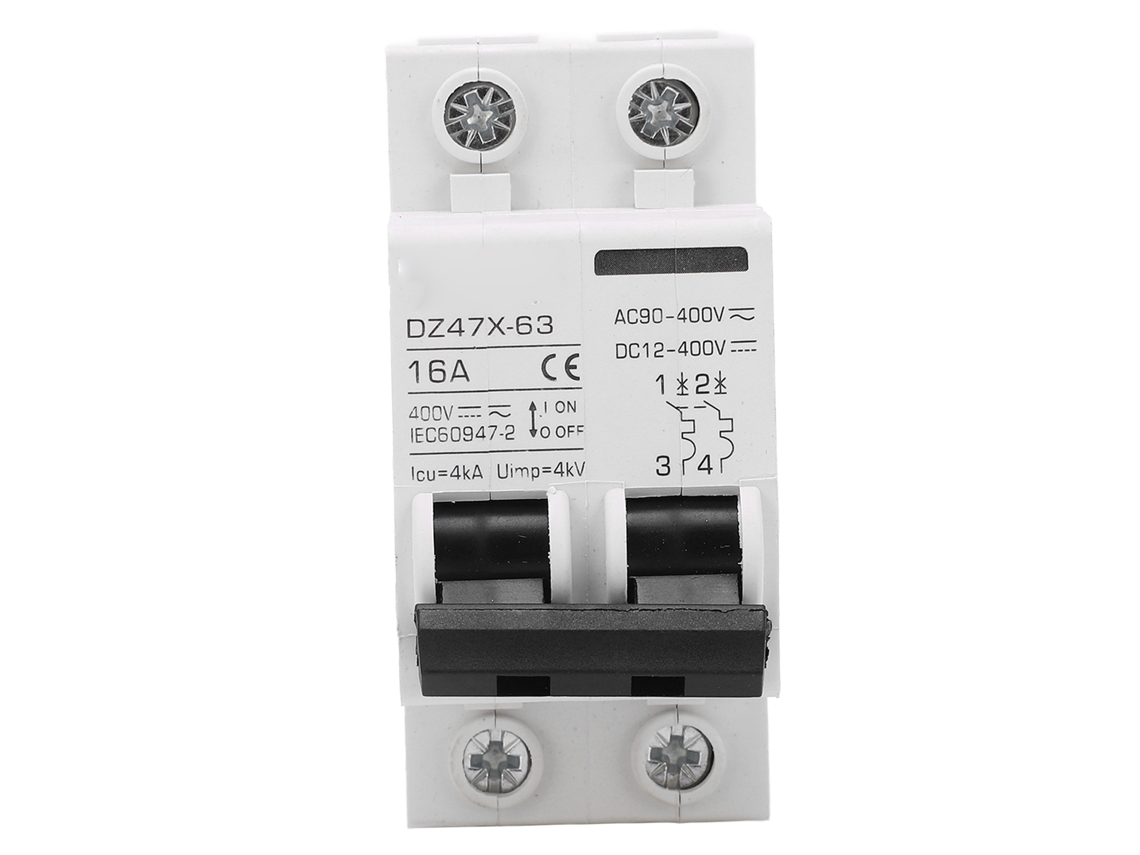 2026velora-disyuntor De Circuito Mini 2p Ca/cc 16a 4000a 400v Capacidad De Interrupción Pa66 Pequeño