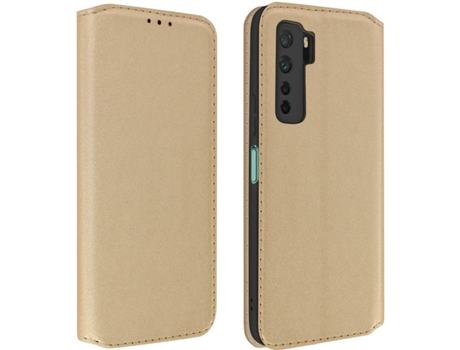 Funda Huawei P40 Lite 5G AVIZAR Libro Billetera Dorado