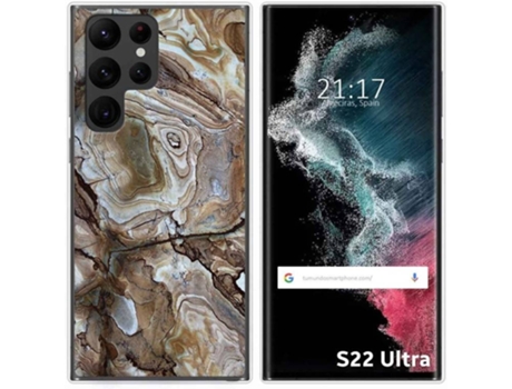 Carcasa Samsung Galaxy S22 Ultra 5G TUMUNDOSMARTPHONE Dibujos Mármol 14 Multicolor