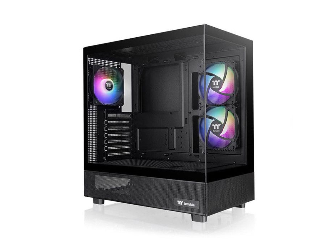 Gabinete Para Pc Gamer TT THERMALTAKE View 270 Plus Midi Tower Negro Vidrio Templado Argb Atx