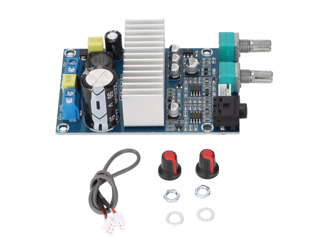 Placa Amplificadora Digital 100w Módulo Subwoofer Amp Para Alto-falante Diy 12-24v