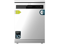 Cecotec Lavavajillas 60cm Independiente Bolero Aguazero 6500 Inox C. 15 Cubiertos, 3ª Bandeja, 6 Programas Con Dual Zone Wash