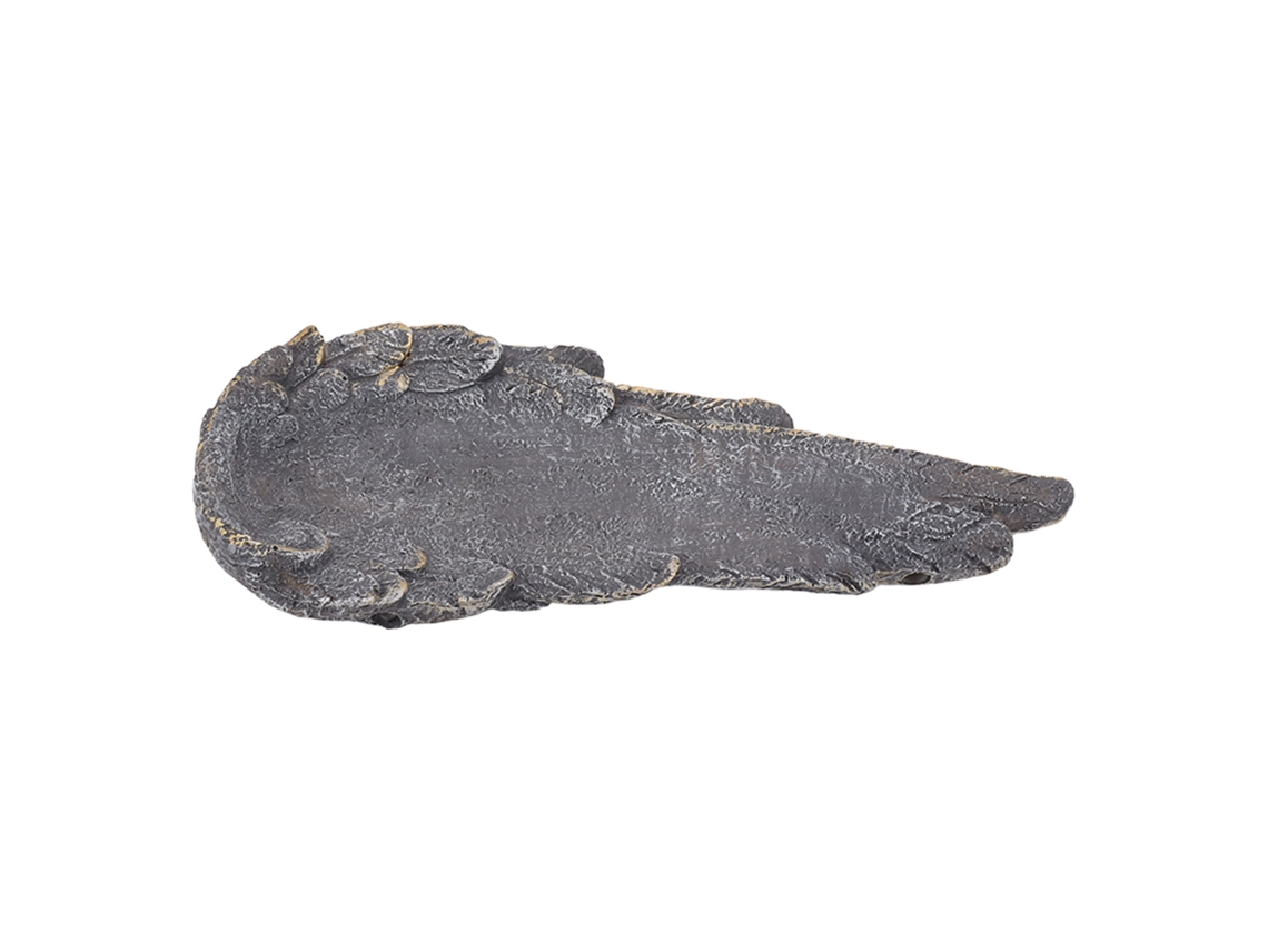 Lápida Conmemorativa Para Mascotas Con Alas De Ángel, Impermeable, Para Perros Y Gatos, Personalizada, Color Gris Claro.