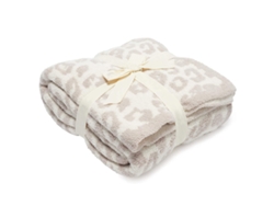 Manta Media De Terciopelo Y Lana Para Niños Con Estampado De Leopardo, Manta Acolchada Con Forro De Fleece, Manta Sin Suela Con Diseño De Leopardo