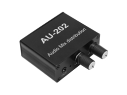 Mezclador De Audio Con 2 Entradas Y 2 Salidas, Convertidor, Caja De Conmutación, Control Y Amplificación.