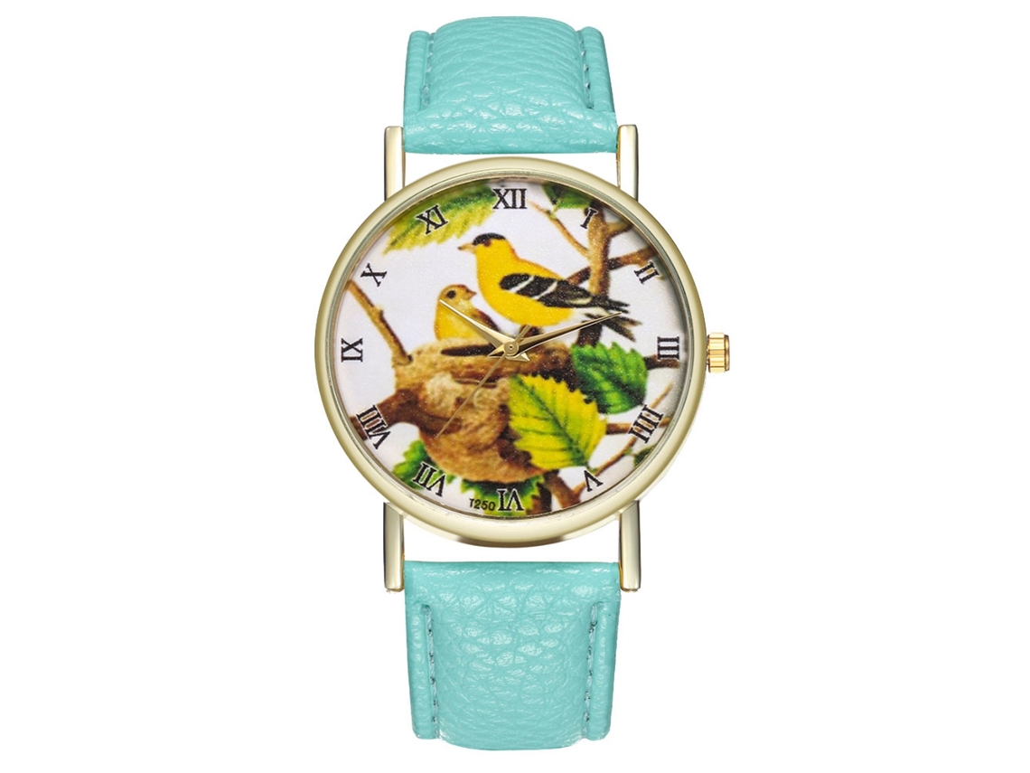 Reloj De Pulsera Analógico De Cuarzo Con Correa De Poliuretano, Estilo Moderno Para Parejas (verde Menta)