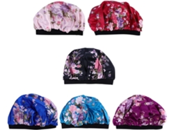 De 6 Gorros De Satén Estampados Para Mujer, Gorros Cómodos Para Dormir Durante La Quimioterapia.