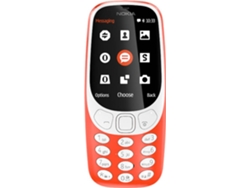 Teléfono móvil NOKIA 3310 (2.4'' - Rojo)