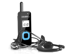 Walkie-talkie Mini Halinuia T-m1 (22 Canais Até 3 Km - Até 18h - Preto)