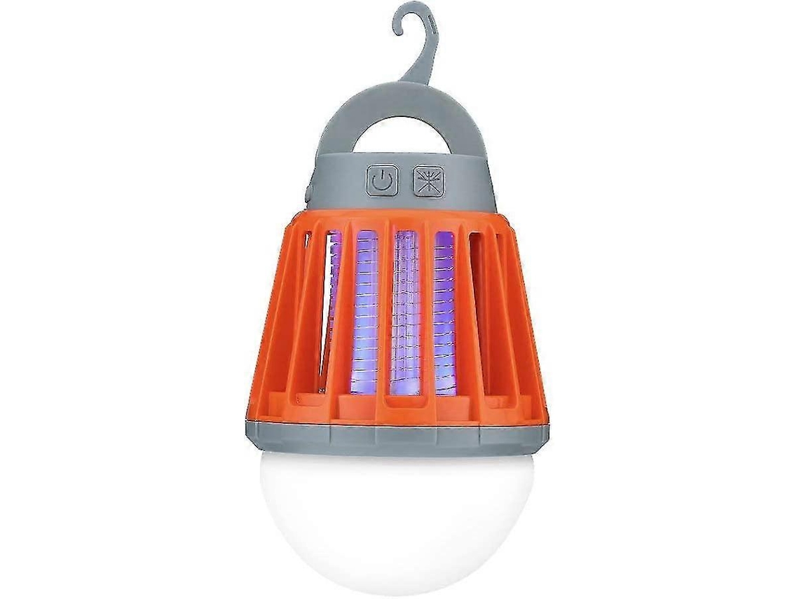 Lámpara repelente de mosquitos para acampar, portátil, resistente al agua IPX6, con gancho retráctil y USB. Tienda Olysi