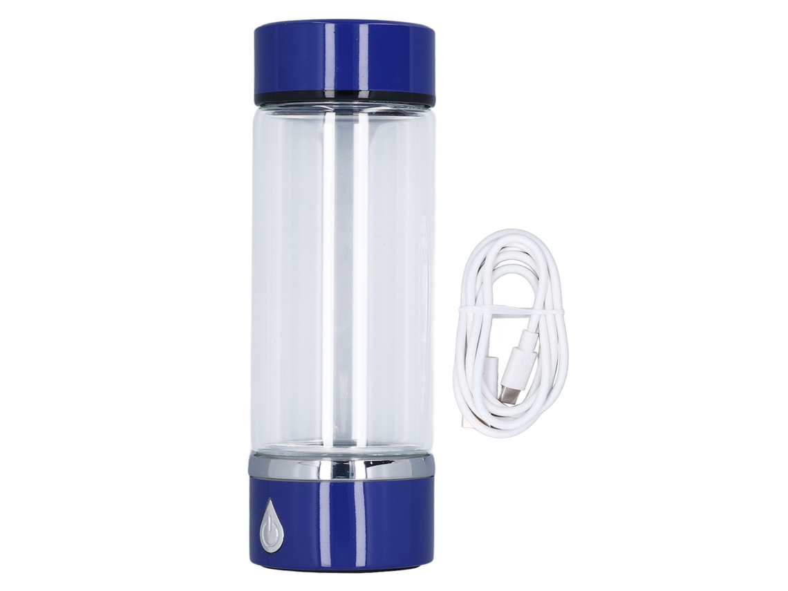 Botella de agua de hidrógeno de 420 ml, generador rápido, 3 minutos, para el hogar y viajes, sin marca.