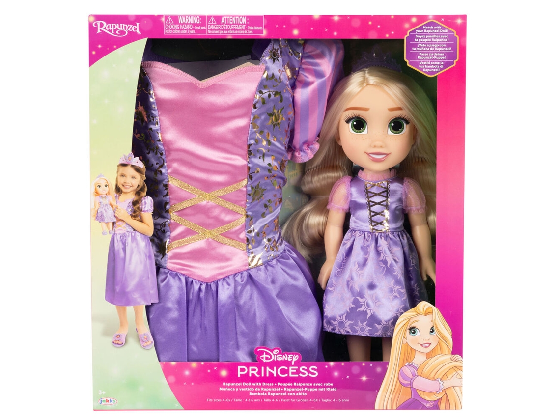 Disfraz de muñeca Rapunzel de Disney de 38 cm B.active