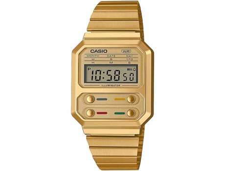 Reloj Digital CASIO Vintage Hombre (Acero - Dorado)