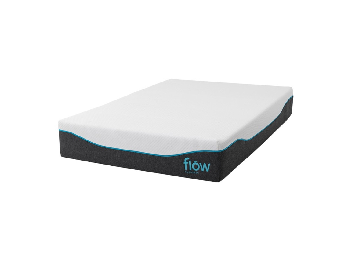 Colchón Viscoelástico Enfundable Flow ViscoLuxe Fresh&Clean 7900 150x190 Multicapa Altura 28cm Núcleo perfilado Espuma HR Firmeza Media-Alta Capas Micromuelles Viscoelástica y MR CECOTEC