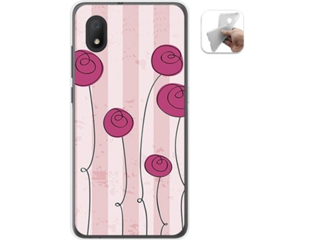 Carcasa Alcatel 1B 2020 TUMUNDOSMARTPHONE Flores Vintage Multicolor
