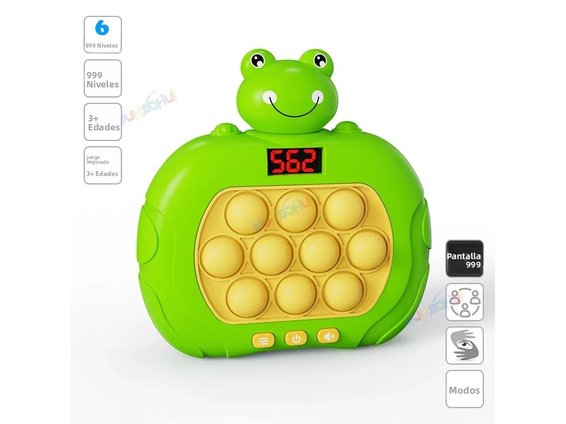 Divertido Luminiscencia Electrónica Rebote Rápido Push-pull Juego Rompecabezas Rápido Push-pull Descompresión Juguete Electrónico