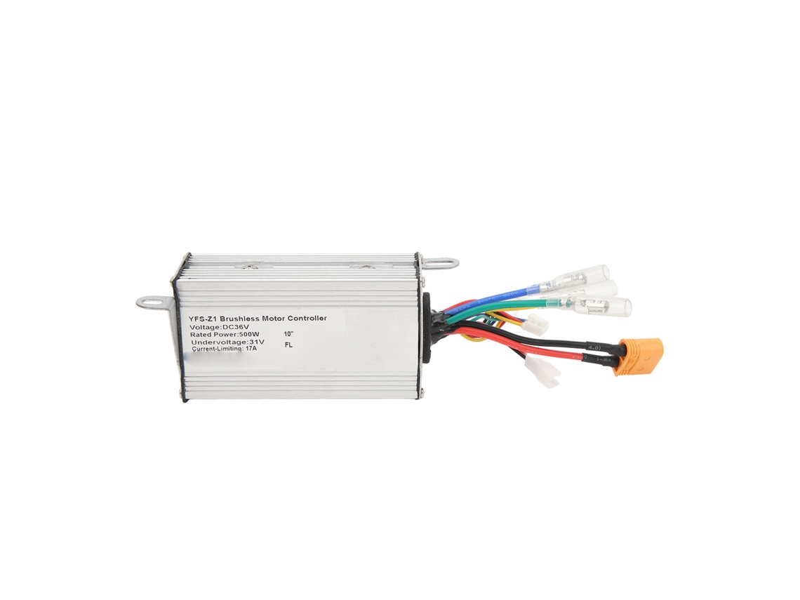 Controlador De Bicicleta Eléctrica De 36 V Y 500 W Para Patinete Eléctrico Y Triciclo Con Disipación De Calor Sensible.