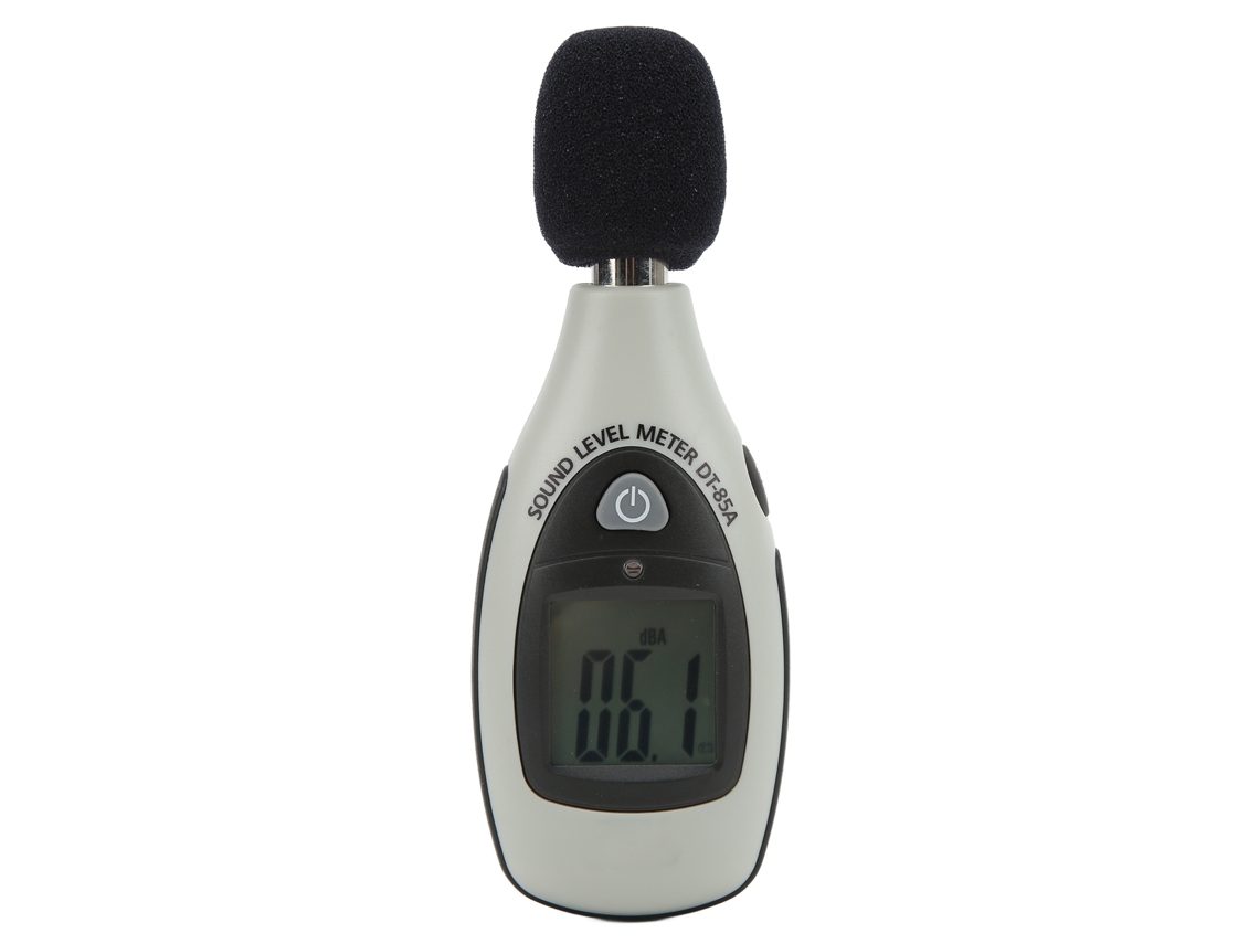Sonómetro Lcd De 4 Dígitos Dt-85a De 40-130 Db Con Iluminación Para La Medición Del Ruido Ambiental.