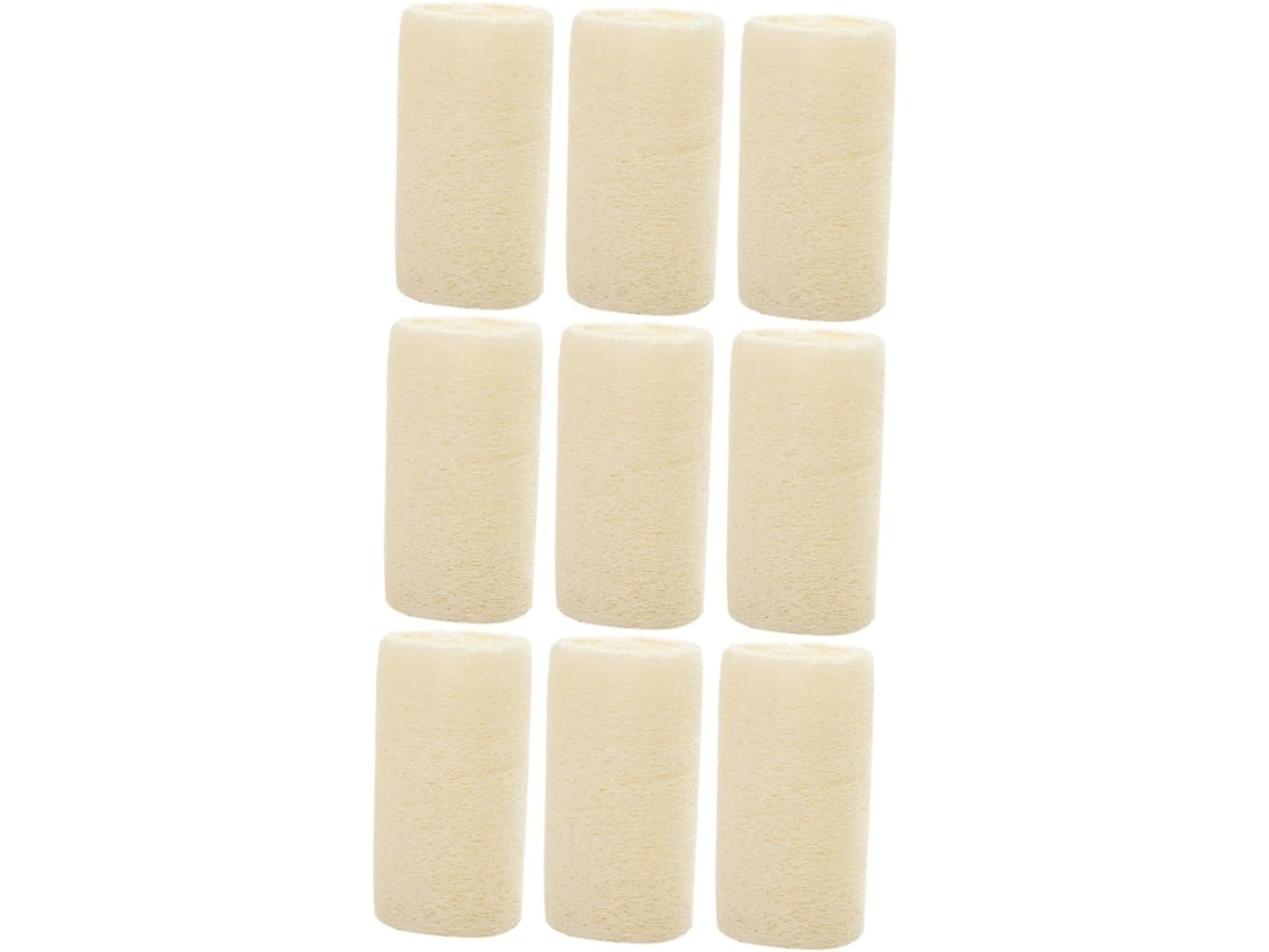 Lot De 3 Éponges Exfoliantes Naturelles En Luffa Pour Le Corps Les Soins Quotidiens La Peau