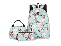 Mochila de tres piezas con gran capacidad y aislamiento térmico.