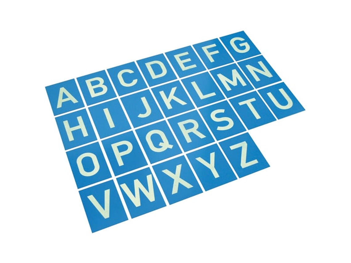 Juego de letras del alfabeto en papel de lija - Juguetes educativos Eduplay