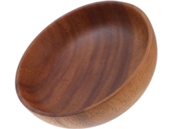 Plato redondo de madera para servir, versátil para condimentos y salsas Chaberlu