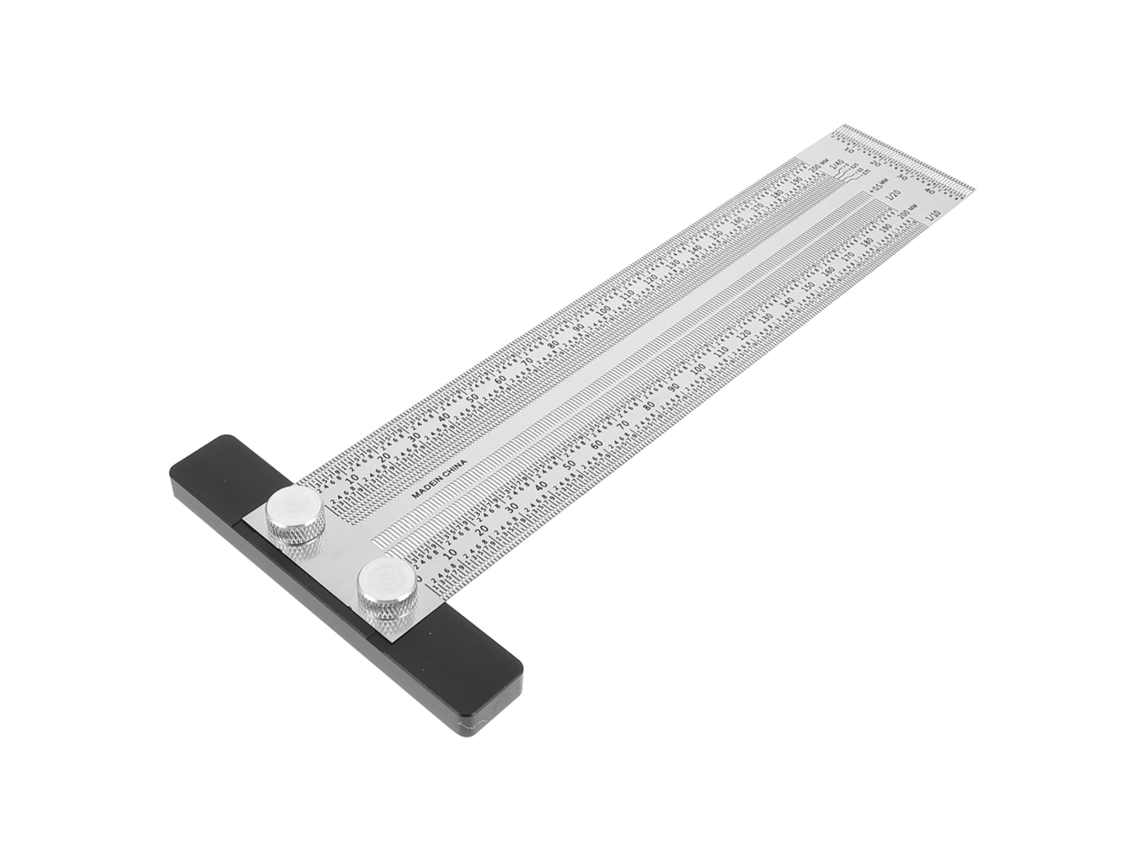 1 Regla De Marcado Multifuncional Para Carpintería Y Trabajos En Madera.