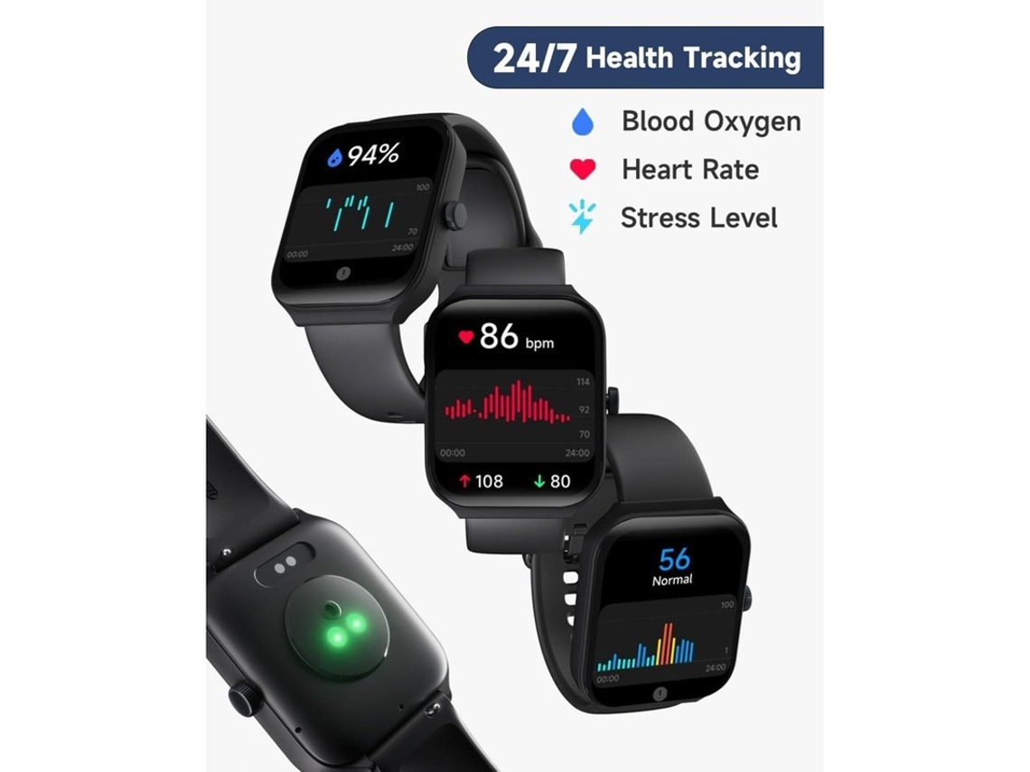 Reloj inteligente Bestvite F96 para mujer, 1,90 pulgadas, monitor de actividad, llamadas, resistencia al agua IP68, monitor de frecuencia cardíaca y más.