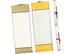Rollos De 4 Hojas De Papel De Caligrafía En Blanco