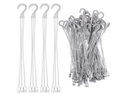 50 Piezas De Ganchos Duraderos Para Macetas Prácticos, Ganchos Colgantes Para Jardín Y Macetas 40x4,5cm Blanco