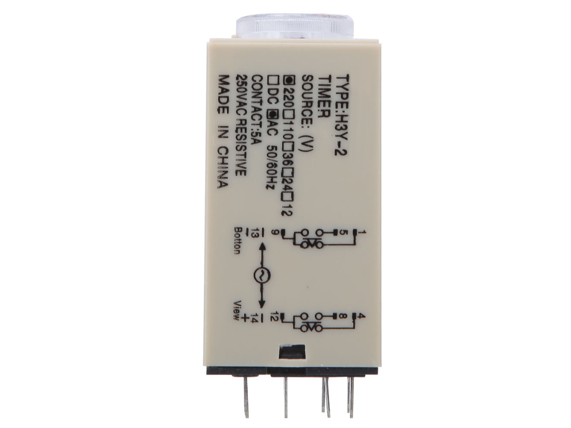 2026dz-relé Temporizador H3y-2 8 Pines Ajustable Precisión Alta 0-10s 220vac Para Electrodomésticos