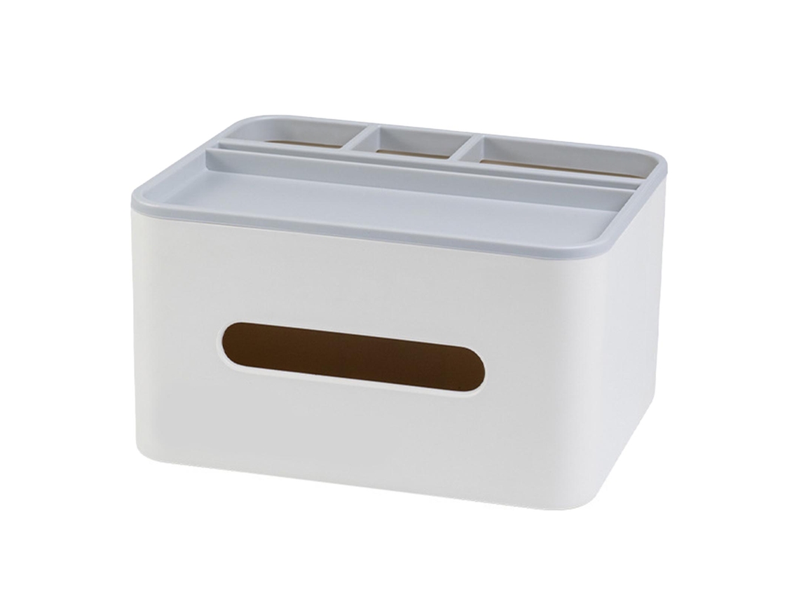 Soporte Para Caja De Pañuelos, Multifuncional, Rectangular, Con Compartimento Para Guardar El Control Remoto