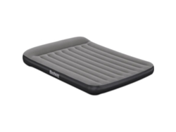 Colchón inflable Bestway 671bs Tritech Queen de 2 plazas, bomba USB integrada, 2.03 x 1.52 x 30 cm