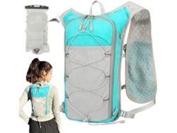 Mochila de hidratación reflectante Vayotoy, bolsa deportiva ajustable y transpirable con depósito de agua.