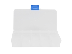Caja De Joyería Transparente Con 10 Compartimentos, Organizador De Plástico, Almacenamiento Para Cuentas, Arte, Bricolaje.
