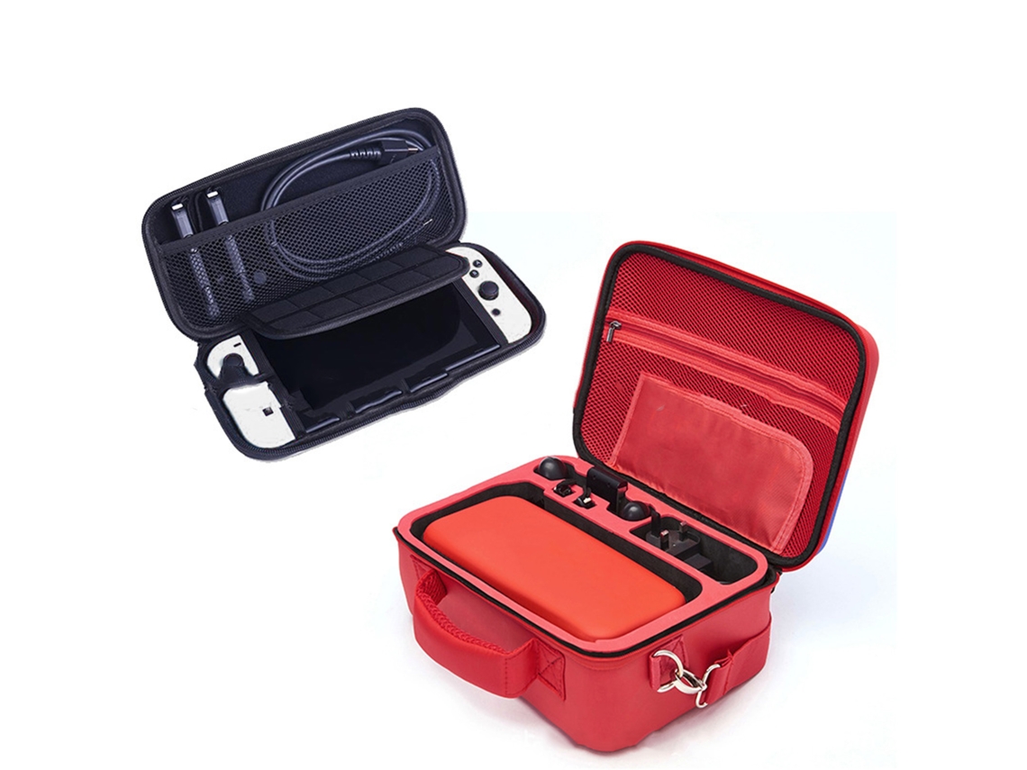 Bolsa De Armazenamento Para Console Switch Mochila Hardshell Resistente A Poeira E Impactos Com Compartimento
