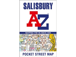 Libro Salisbury AZ Pocket Street Map de A–Z Maps (Inglés)