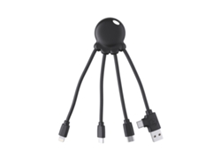 Cable Pulpo Con Usb-a / Usb-c / Lightning / Micro Usb 15cm Carga Rápida 10.5w
