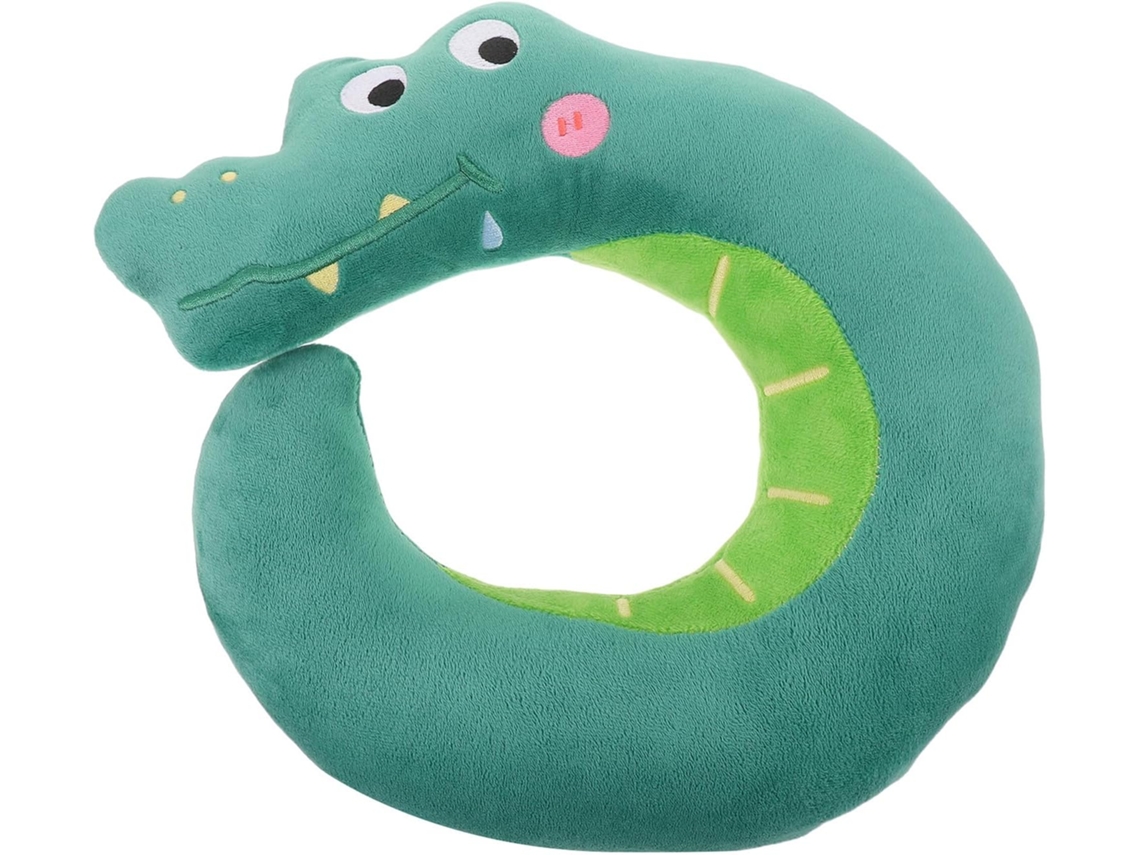 Almohada Cervical Coche De Viaje En Forma U Algodón Pp, Con Un Bonito Diseño Cocodrilo