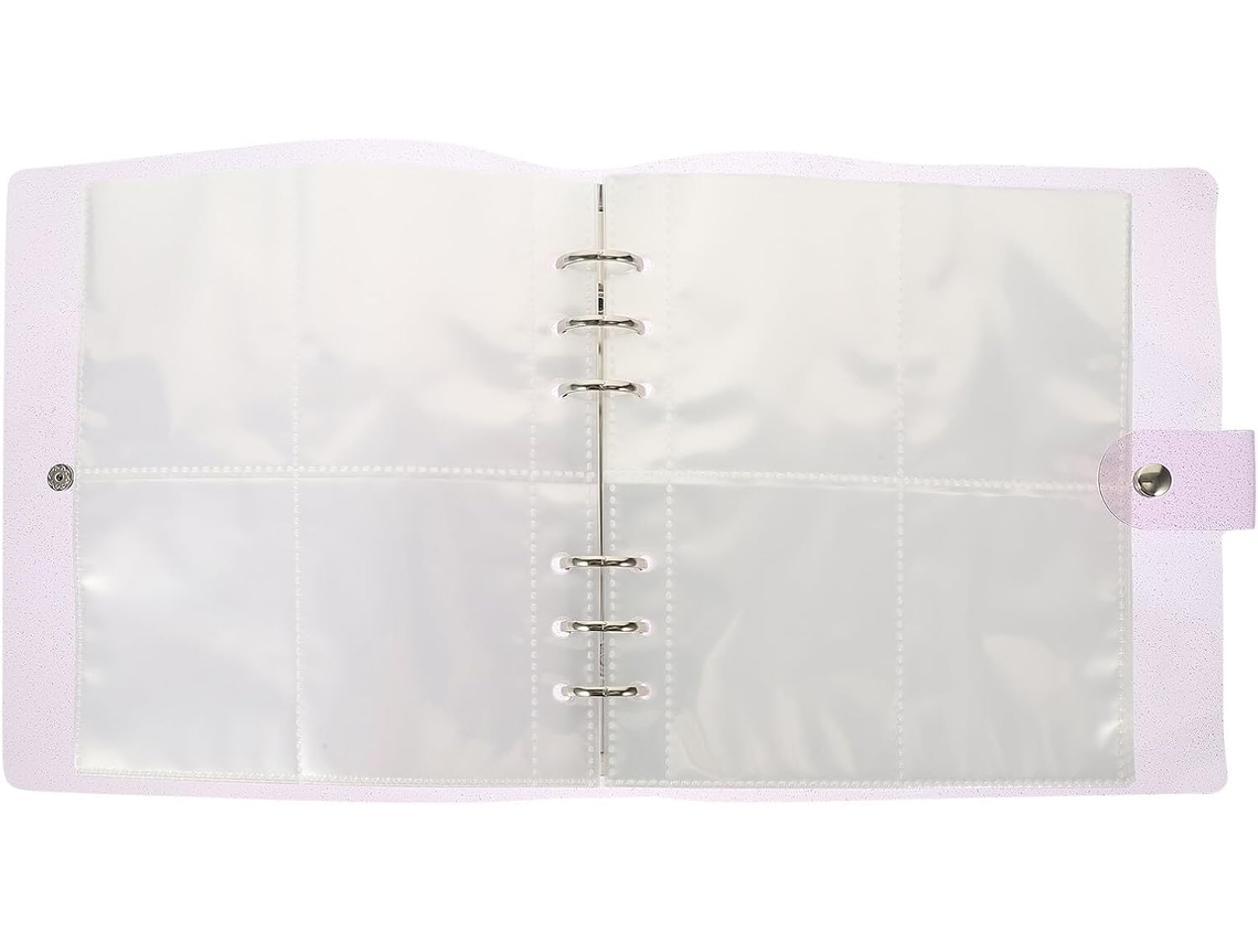 Álbum Fotos Transparente Capacidad Hojas Sueltas 25 Páginas Interiores Pvc Resistente Guardar Exhibir Gran Tus