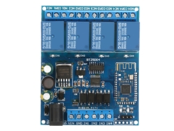 Módulo De Relé Bluetooth Inalámbrico De 4 Canales Compatible Con Teléfonos Para Control Múltiple